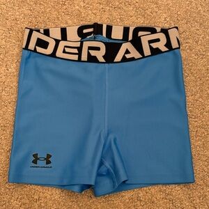 Under Armour Women's Athletic Shorts in Blue and Black